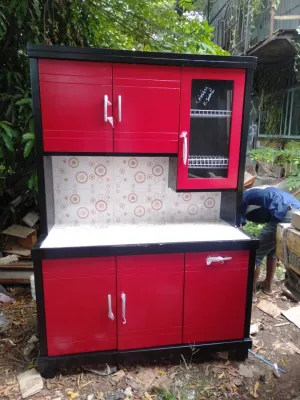 Lemari Sayur Piring 3Pintu Kayu /TRINITYJAYAFURNITURE