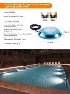 PAIMIJI | Waterproof 24V Underwater Pool Light LED