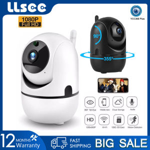 LLSEE Ycc365 Plus Cctv Smart IP Camera HD 1080P Outdoor Wireless Cloud Auto Tracking Infrared Wifi Home Surveillance Camera