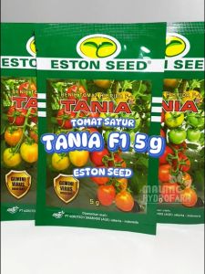 Benih Tomat Sayur Tania 5 gram Eston Seed bisi biji unggul bibit hidroponik hydroponik sambal sambel