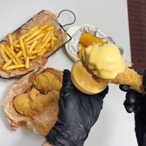 Xốt Phô Mai Cheddar chấm gà rán đồ chiên  mì trộn Sốt Phô Mai Cheddar  hải sản  đồ nướng  BBQ