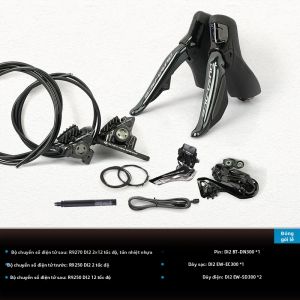 SHIMANO | Bộ Kit Derailleur Không Dây 2×12 Tốc Độ Phanh Đĩa Dầu