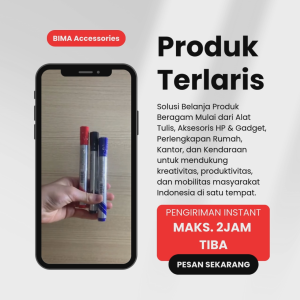 DELI Spidol Marker Whiteboard Papan Tulis Tinta Hitam Biru Merah 3 Warna 2.0mm Mudah Dihapus EU001X0