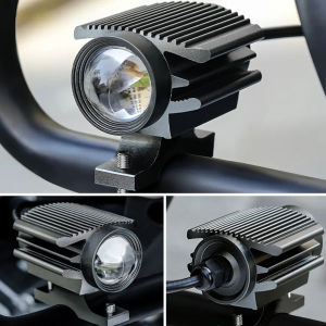 Motorcycle electric vehicle front headlights locomotive LED 12-84V ultra bright spot lights auxiliary road modified headlights