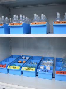 Infusion Storage Box Medical Infusion Box Divider Box Hospital 6S Management Liquid Grid Storage Box Storage Box Medicine Storage Box Treatment