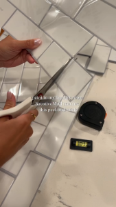 [10-sheet] Peel and Stick Tile Sticker | Backsplash for Kitchen Wallpaper Waterproof and Heat Resistant | Toilet Tiles