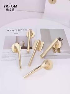 YAGEMAN | Magnetic Silent Bedroom Lock Gold