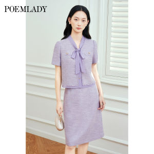 POEMLADY | Purple Casual Summer Clothing Set