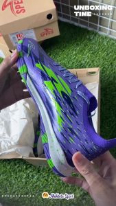Sepatu Futsal SPECS Accelerator Alpha XTD Elite FG IN Violete Green Gecko/Lilac Blue Sepatu Olahraga Futsal pria Wanita Dewasa Terbaru Sepatu Bola Specs Accelerator Alpha XTD Elite Dwishoes