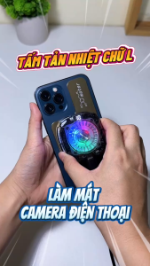 Tấm đồng tản nhiệt từ tính có lõi ống chất lỏng dẫn nhiệt hiệu suất cao V6 Pro dùng cho điện thoại di động quạt tản nhiệt sò lạnh