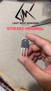 D718 KEC ORIGINAL (1 BUAH) NPN POWER AMPLIFIER KOREA ELECTRONIC 2SD718 D 718