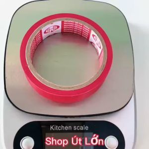 1 Cuộn băng keo simili màu đỏ rộng 2.4cm dài 12 mét lõi giấy 3mm giá tại xưởng
