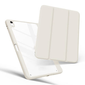 KENKE iPad Case: Colored Edge & HD Transparent Acrylic Back Panel