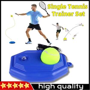 Children/Adults Singles Tennis Trainer Practice Ball Back Base Trainer Tools Elastic Rope Ball Self-Study Exercise