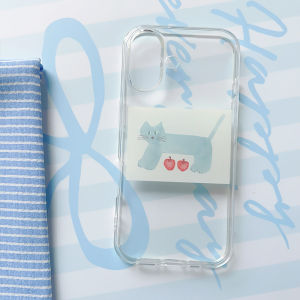 Cute Artistic Fresh Cats Style iPhone16/17PROMAX/14PRO Apple15Plus Girls Soft Shell 13/12Mini Universal Compatible TPU Protective Case