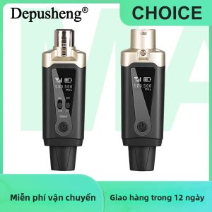 Hệ Thống Phát Và Thu Không Dây Chuyên Nghiệp Depusheng MA5 XLR Dành Cho Micro Tụ Điện Và Micro Động - Hệ Thống Micro Không Dây