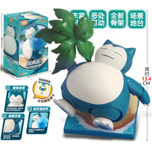 BLOKEES | BLOKEES Pokemon Action Figure Cinderace Snorlax Machamp Scyther Greninja Ceruledge Assembled Anime Model Collectible Toys Gifts