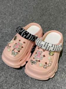 Sendal Wedges Baim Tali Belakang Fashion Anak Perempuan Bear Lucu Sendal Anak Cewe Kekinian