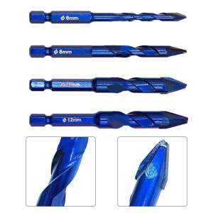 Mũi khoan gạch đá đa năng đầu vát Đức Mũi Khoan V2 Đa Năng Chuyên Gạch Men Cứng HEX-9 Độ Cứng HRC 40 VITO