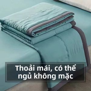 Chăn Mỏng Hơi Hơi Mát Mùa Hè Bông Cotton Rửa Nước Máy Giặt Được