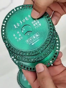 Set 7pcs Mata Gerinda 4inch Potong Amplas Poles Kayu & Besi Cutting Polishing Wheel + Adaptor Bor