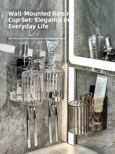 bydoll | Luxury Easy-to-Install Wall Mounted Toothbrush Holder