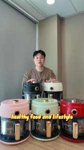 La gourmet Crystalline Air Fryer 4L - Easy Clean Oil Free Smokeless No Coating