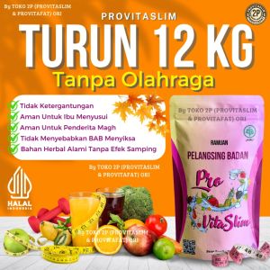 {\n \"article\": \" Obat Pelangsing Badan & Perut Buncit Ampuh & Permanen: Suplemen Diet Turun Berat Badan 12kg Atasi Badan Gemuk Berlebihan Pengurang Nafsu Makan Solusi Cepat Kurus PROVITASLIM Pembakar Lemak Penahan Lemak Minuman Pelangsing Detoxs Tubuh By TOKO 2P by