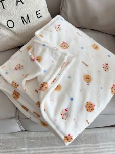 Mền Nhung Bông Sữa Dễ Thương Mền Mùa Hè Cho Văn Phòng Mền Mùa Hè Cho Ký Túc Xá Mền Nhung Bông Sữa Hoạt Hình Mền Đa Năng Quần Áo Mặc Ở Nhà