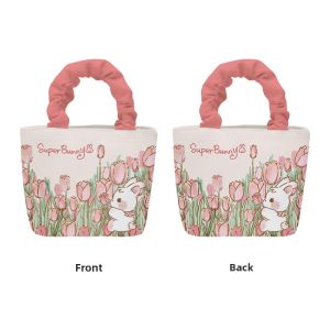 AOSONG | Small Crossbody Cloud Bag Pink Fashionable Commuting Canvas Handbag
