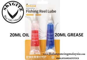 SKYGITZ MALAYSIA SPINNING CASTING FISHING REEL OIL & GREASE FOR MAINTAINANCE and fishing repair tool kit