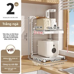 ZHUOLESHI | Kệ Lò Vi sóng Đa Năng cho Đồ Gia Dụng Nhỏ