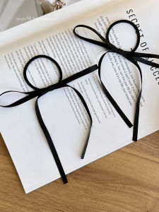 South Korea Blogger Fever Same Style Ribbon Ribbon Bowknot Hair Ring Sweet Princess Style Tie Ponytail Hair String Headband
