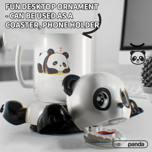 3PCS/1PC hot selling Panda coaster fun decompression suitable for home kitchen restaurant coaster insulation pad