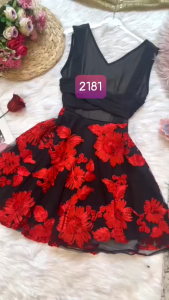 🌹 MYDU SALE | ĐẦM XÒE HOA ĐỎ MS 2181 – TỎA SÁNG NHƯ MỘT ĐOÁ HỒNG KIÊU SA 🌹