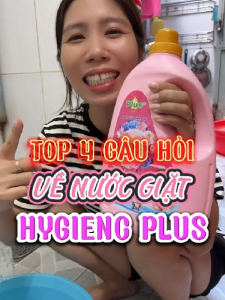 Nước giặt đậm đặc hương nước hoa HyGienC Plus - Chai 2Kg Làm Sạch và xả thơm quần áo