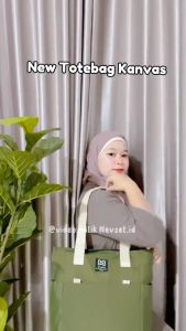 Tas Tote FASHION Wanita Ter hits Daily Tote Kerja Kuliah Jalan Jalan Simple Bahan KANVAS MOTIF
