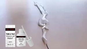 Bathtub Ceramic Repair Paint Covering Scratches & Stains Restore Bright White Luster Renovation Quick Drying Tile Touch up Paint
