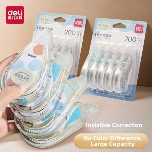 deli | Smooth Invisible Correction Tape Large Capacity