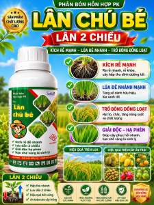 Phân bón Lân 2 chiều PK 500ml Hạ Phèn Giải độc hữu cơ phục hồi cây trồng hạn chế vàng lá.