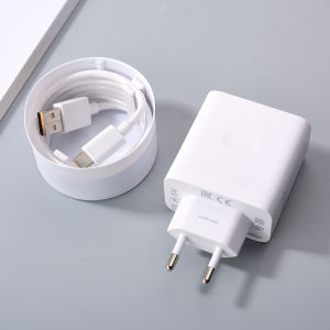Sạc Nhanh Tường 80W SuperVOOC Cho Realme OPPO Find X Series Với Cáp USB Type-C Đầu Cắm EU/US Tương Thích Với Nhiều Mẫu Máy