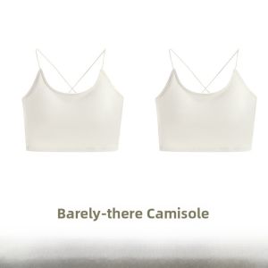 MiiOW | Cat Lady Strap Vest Womens Inner Wear With Chest Pad Summer Thin Bra One-Piece Underwear Base Layer Outerwear Beautiful Back