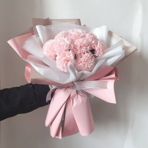 Instagram Style 19 Roses Soap Flower Carnation Bouquet Girlfriend Gifts for Birthday and Mothers Day and Girls