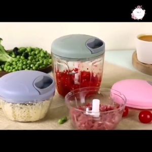 🇲🇾 Manual Blender Garlic Mashed Stirrer mini garlic Meat Minced food Processor penghancur 蒜泥神器搅蒜器迷你捣蒜器手动拉蒜器大蒜肉沫辅食小型料理机