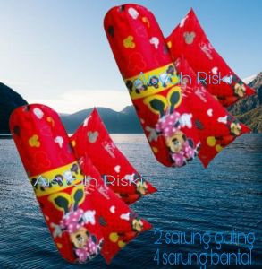 (COD) PROMO SARUNG BANTAL DAN SARUNG GULING//BAHAN KATUN DISPENSER CVC//TIDAK LUNTUR DAN TEBAL