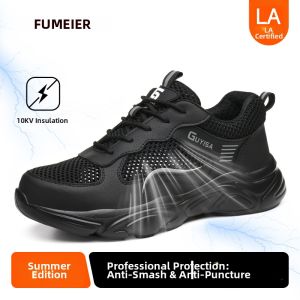 GUYISA | Smash Resistant Puncture Proof Lightweight Insulated Breathable Safety Shoes