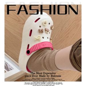 เสื้อโปโด จิ้มที่ตะกร้า รองเท้าหัวโต รองเท้าแตะแฟชั่น พื้นหนา กันลื่น แต่งรูกลวง ระบายอากาศได้ดี ใส่แล้วไม่เจ็บเท้า เข้ากับทุกการแต่งตัว ของดีๆ สำหรับการสัมผัสและเบื้องต้น ใครไม่ต้องพลาด