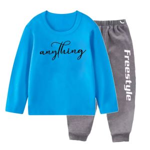 stelan celana joger kaos lengan panjang oblong anak perempuan  anything F.F Usia 1-11 thn