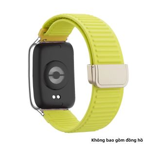 Dây Đeo Đàn Hồi Silicon Từ Tính Cho Xiaomi Redmi Watch 6 5 4 Mi Band 10Pro/8/9Pro - Phụ Kiện Dây Đeo Có Thể Điều Chỉnh