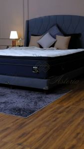 Central springbed kasur DIAMOND ASTERIA plush top pillow top pocket latex spring bed with blue gel memory foam matras & full set